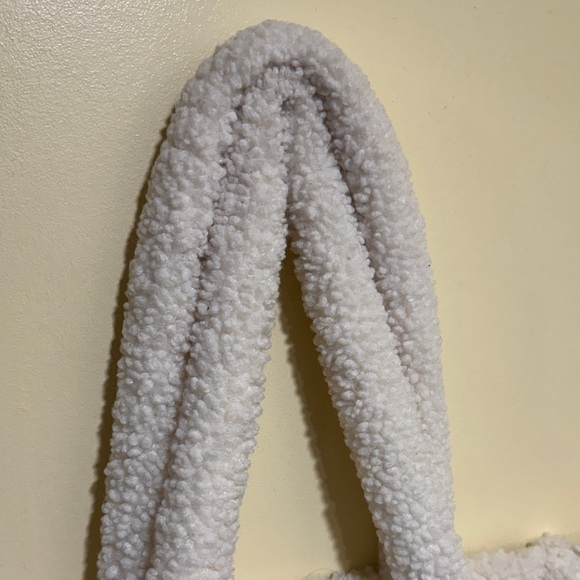 Victoria's Secret Cream Plush Tote - Picture 5 of 12